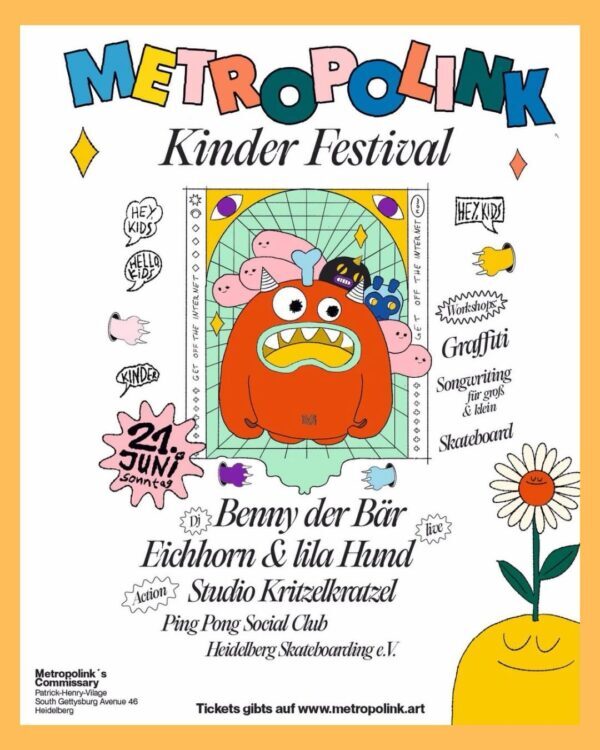 🏓 Kids first! 🎨🛹🎶 Bevor bald das mehrtägige @metropolinkurbanartfestival startet, gehört der kommende Sonntag ganz…