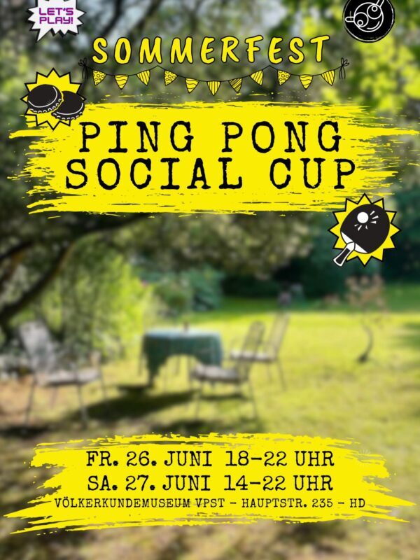 🎉 In zwei Wochen ist es wieder soweit: der PING PONG SOCIAL CUP – unser…