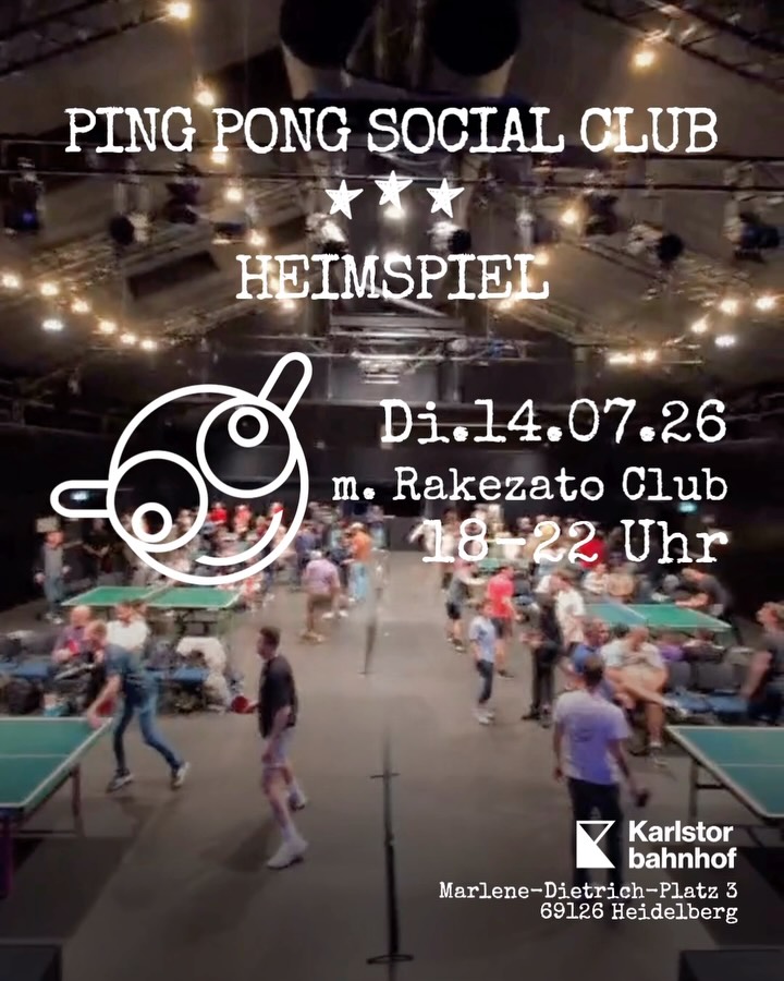 2 x sind wir im Juli im @Karlstorbahnhof: Di. 14.7. (m. Raketazo Club) & Do.,…
